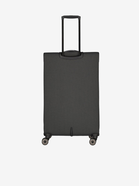 Travelite Tmavě šedý cestovní kufr Travelite Viia 4w L