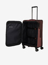 Travelite Sada tří cestovních kufrů a cestovní tašky v růžovo-hnědé barvě Travelite Viia 4w S,M,L + Duffle