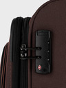 Travelite Sada tří cestovních kufrů a cestovní tašky v růžovo-hnědé barvě Travelite Viia 4w S,M,L + Duffle