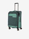 Travelite Sada tří cestovních kufrů a cestovní tašky v zelené barvě Travelite Viia 4w S,M,L + Duffle