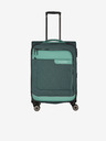 Travelite Sada tří cestovních kufrů a cestovní tašky v zelené barvě Travelite Viia 4w S,M,L + Duffle