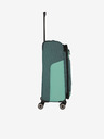 Travelite Sada tří cestovních kufrů a cestovní tašky v zelené barvě Travelite Viia 4w S,M,L + Duffle