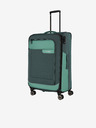 Travelite Sada tří cestovních kufrů a cestovní tašky v zelené barvě Travelite Viia 4w S,M,L + Duffle