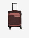 Travelite Růžovo-hnědý cestovní kufr Travelite Viia 4w S