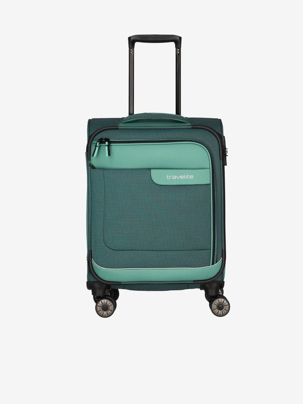 Travelite Zelený cestovní kufr Travelite Viia 4w S