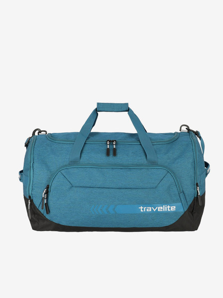 Travelite Modrá cestovní taška Travelite Kick Off Duffle L Petrol