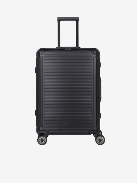 Travelite Černý cestovní kufr Travelite Next 4w M Black