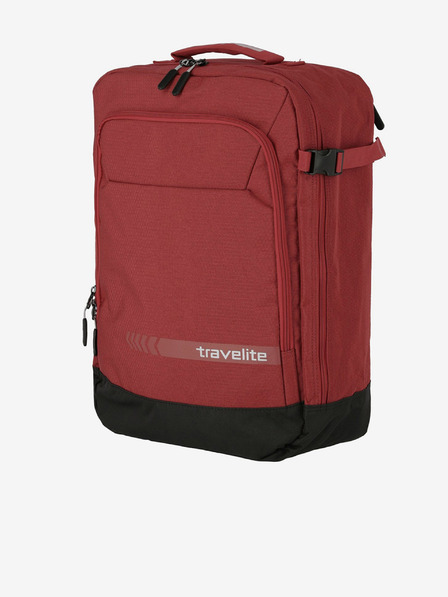 Travelite Červený unisex cestovní batoh Travelite Kick Off Multibag Backpack Red