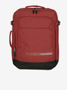 Travelite Červený unisex cestovní batoh Travelite Kick Off Multibag Backpack Red