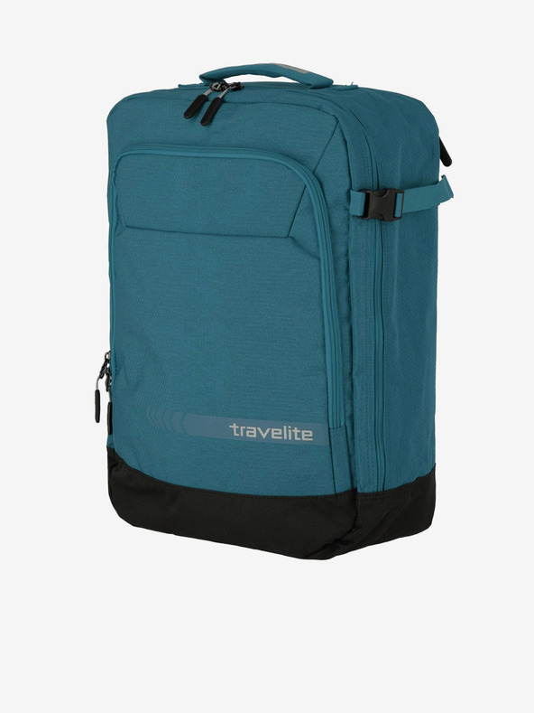 Travelite Petrolejový unisex cestovní batoh Travelite Kick Off Multibag Backpack Petrol
