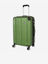 Travelite Sada tří zelených cestovních kufrů Travelite City 4w S,M,L Green
