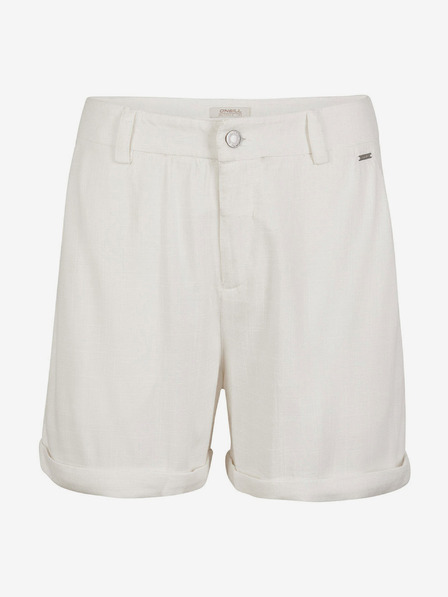 O'Neill Bílé dámské kraťasy O'Neill LW ESSENTIALS SHORTS