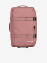 Travelite Růžová cestovní taška Travelite Kick Off Wheeled Duffle L Rosé