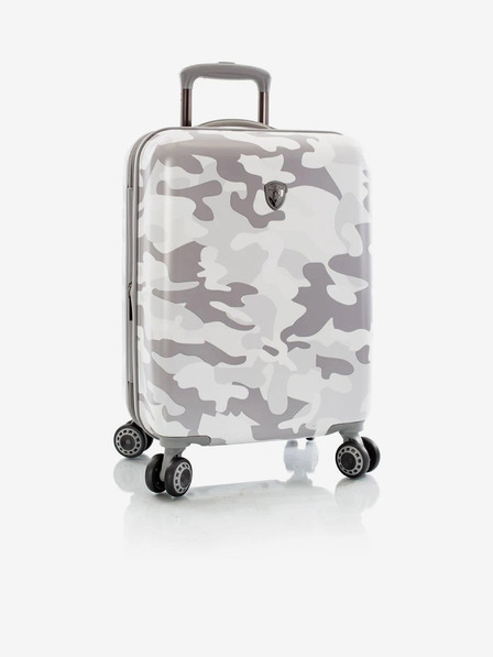 Heys Bílý cestovní kufr Heys White Camo S