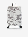 Heys Šedý vzorovaný cestovní kufr Heys White Camo L