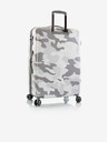 Heys Šedý vzorovaný cestovní kufr Heys White Camo L