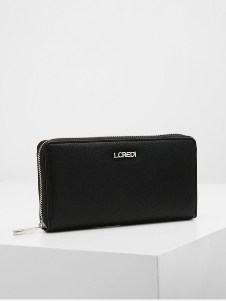 L.CREDI Černá dámská peněženka L.CREDI Filippa Wallet L Black