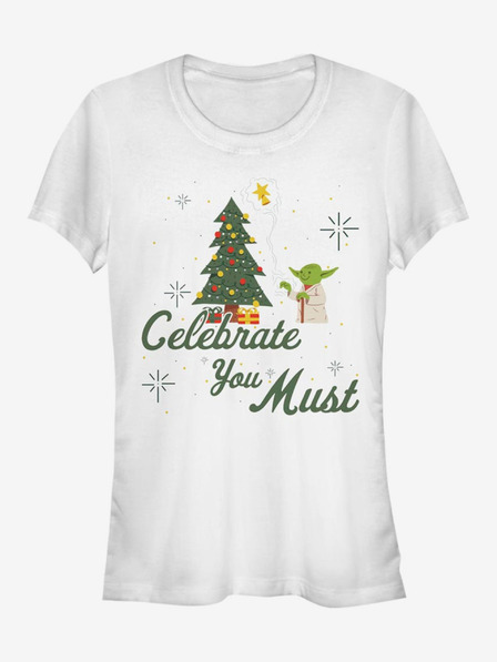 ZOOT.Fan Mr. Yoda - Celebrate You Must ZOOT. FAN Star Wars - dámské tričko
