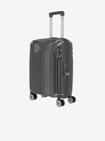 Travelite Sada tří cestovních kufrů v černé barvě Travelite Elvaa 4w S,M,L Black