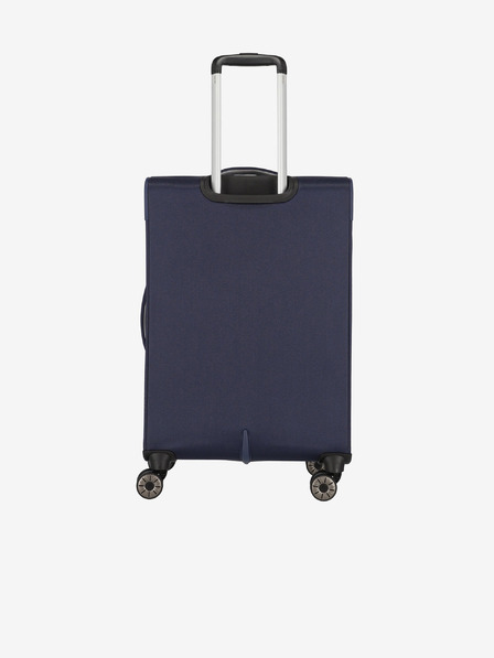 Travelite Tmavě modrý cestovní kufr Travelite Miigo 4w M