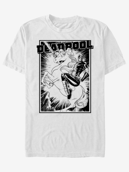 ZOOT.Fan Bílé unisex tričko Deadpool Fantasy ZOOT.Fan Marvel
