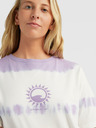 O'Neill Fialovo-bílé dámské vzorované šaty O'Neill WOW T-SHIRT DRESS