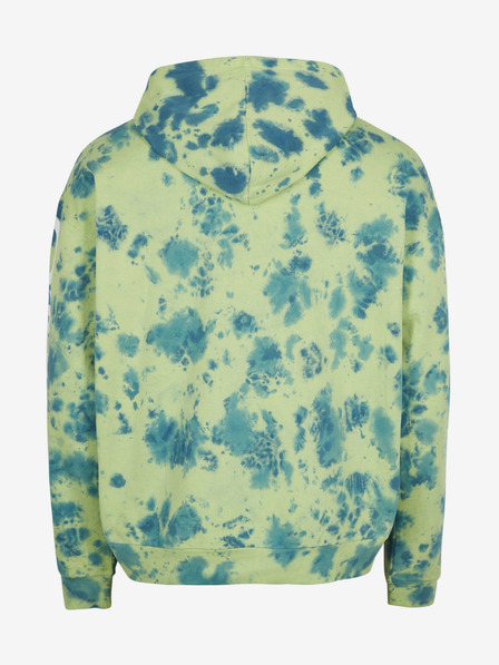 O'Neill Modro-zelená pánská vzorovaná mikina O'Neill OAKES HOODIE