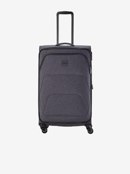 Travelite Tmavě šedý cestovní kufr Travelite Adria L