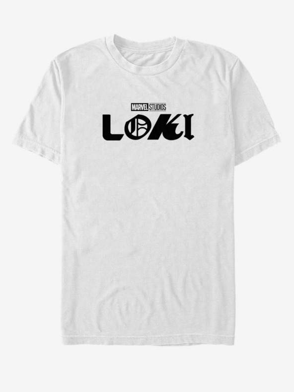 ZOOT.Fan Bílé unisex tričko ZOOT.Fan Marvel Loki Logo
