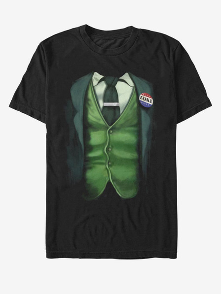 ZOOT.Fan Černé unisex tričko ZOOT.Fan Marvel Loki Costume