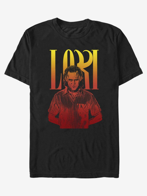 ZOOT.Fan Černé unisex tričko ZOOT.Fan Marvel Loki