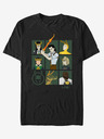 ZOOT.Fan Černé unisex tričko ZOOT.Fan Marvel Team