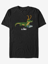 ZOOT.Fan Černé unisex tričko ZOOT.Fan Marvel Gator Loki Hero