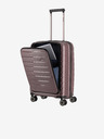 Travelite Růžový cestovní kufr Travelite Air Base 4w S Front pocket