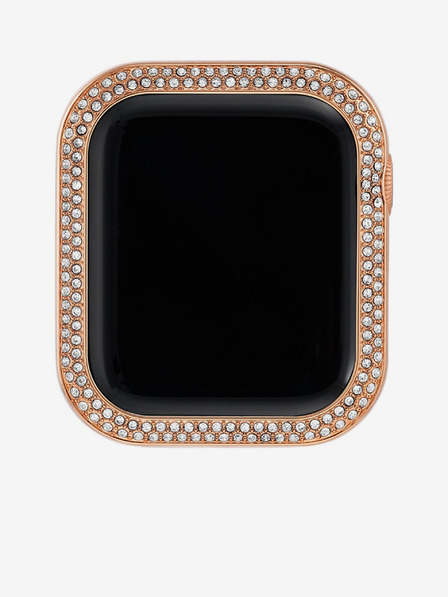 Anne Klein Luneta pro hodinky Apple Watch 40mm s krystaly v růžovozlaté barvě Anne Klein