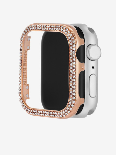 Anne Klein Luneta pro hodinky Apple Watch 40mm s krystaly v růžovozlaté barvě Anne Klein