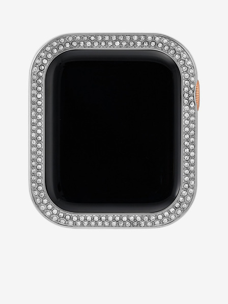 Anne Klein Luneta pro hodinky Apple Watch 40mm s krystaly ve stříbrné barvě Anne Klein