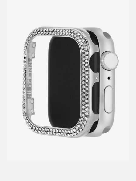 Anne Klein Luneta pro hodinky Apple Watch 40mm s krystaly ve stříbrné barvě Anne Klein