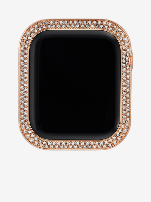 Anne Klein Luneta pro Apple Watch s krystaly v růžovozlaté barvě Anne Klein