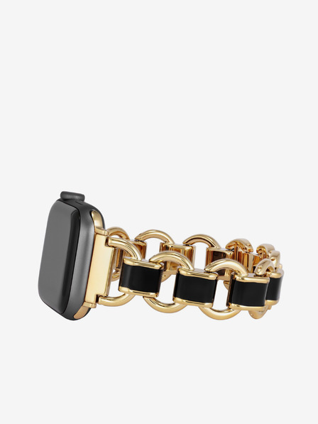 Anne Klein Dámský řemínek pro Apple Watch 42/44/45/ultra 49mm ve zlaté barvě Anne Klein