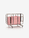 Heys Růžová dámská cestovní taška Heys Puffer Duffel Bag Rose