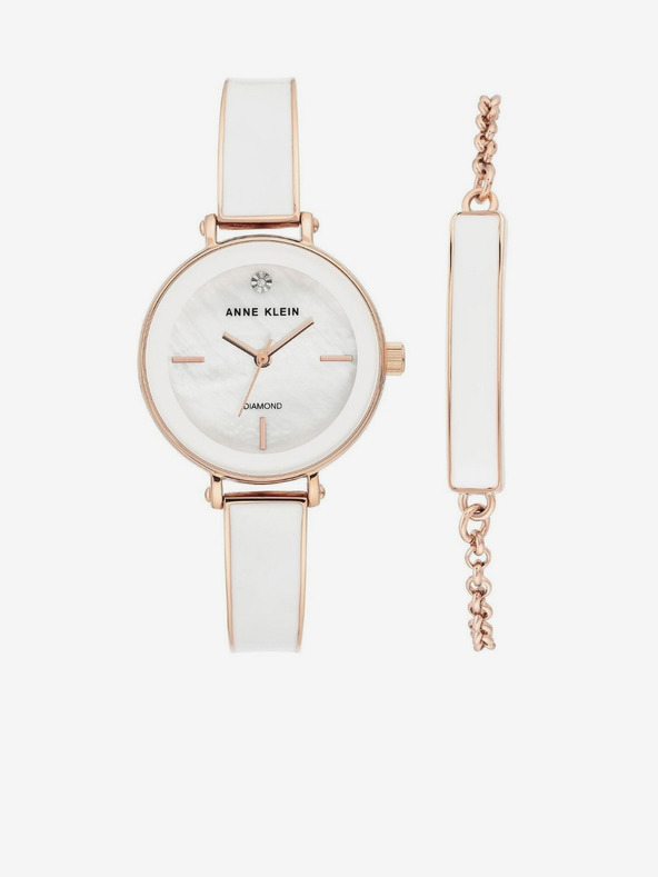 Anne Klein Bílé dámské hodinky Anne Klein