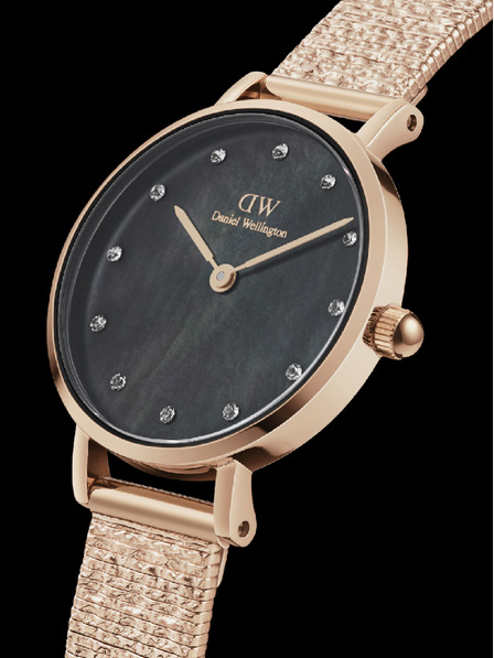 Daniel Wellington Dámské hodinky v růžovozlaté barvě Daniel Wellington Petite Lumine