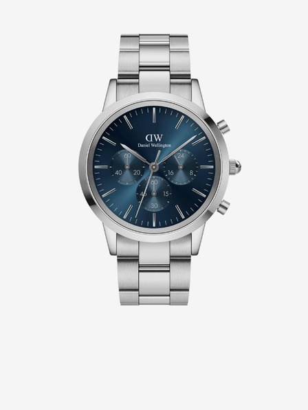 Daniel Wellington Pánské hodinky ve stříbrné barvě Daniel Wellington Iconic DW00100644
