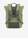 Travelite Šedo-zelený batoh Travelite Basics Roll-up (35 l)