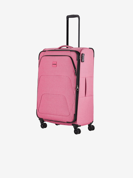 Travelite Růžový cestovní kufr Travelite Adria L