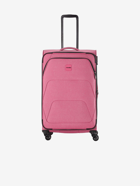 Travelite Růžový cestovní kufr Travelite Adria L