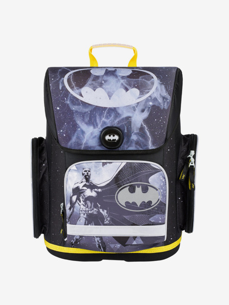 BAAGL  Černá školní aktovka Ergo Baagl Batman Storm
