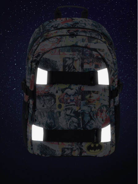 BAAGL  Černý školní batoh Baagl Skate Batman Komiks