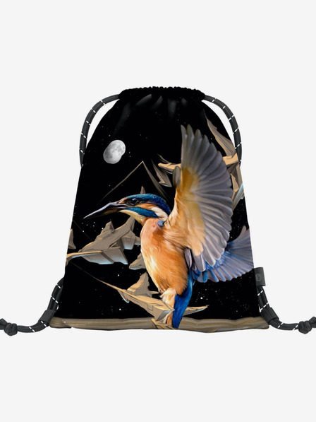 BAAGL  Černý vak Baagl eARTh - Kingfisher by Caer8th